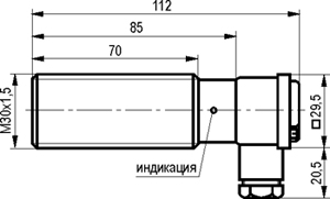 Габариты ISB AT81A-02G-12-L